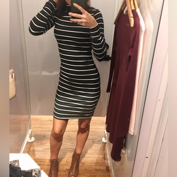 American Apparel body on striped knit dress - Picture 3 of 3